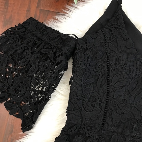 NWOT Adelyn Rae Krista Black Lace Sheath Dress - Picture 4 of 6